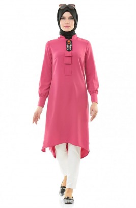 Burcum BCC Tunik-Fuşya 9262-43