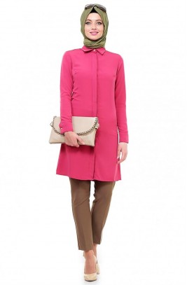 Burcum BCC Tunik-Fuşya 9245-43