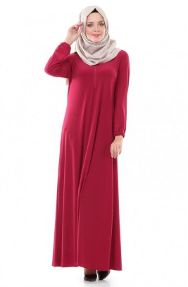 Zernişan Elbise-Kırmızı 5343-34