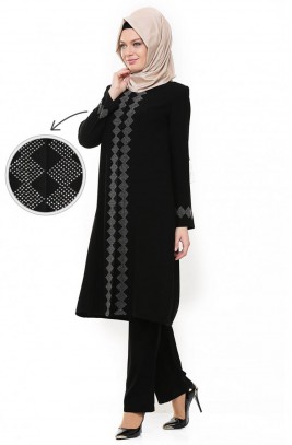 Simferace İkili Takım-Siyah Beyaz 6305-2-0102