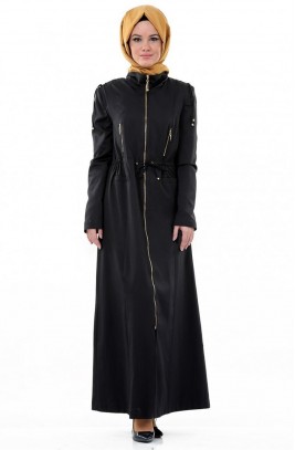 Manttocu Dik Yaka Pardesü-Sax Y2393-61