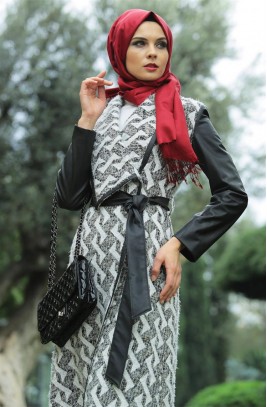 Butik Simge Geniş Şal Yaka Astarlı Kap- Lacivert K4124-17