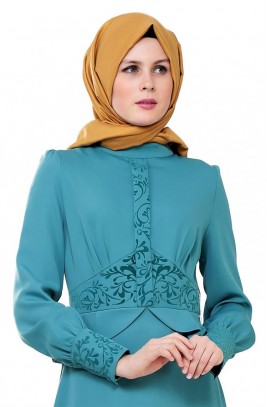 Doque Abiye Elbise-Göl Yeşili DO-B4-63007-70