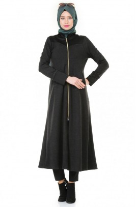 Butik Melina Ferace-Siyah 1718-01